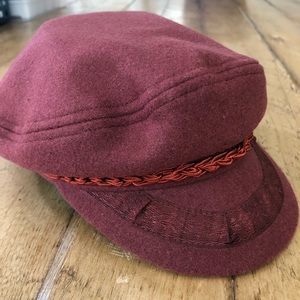 NWOT Brixton Red Athens Cap